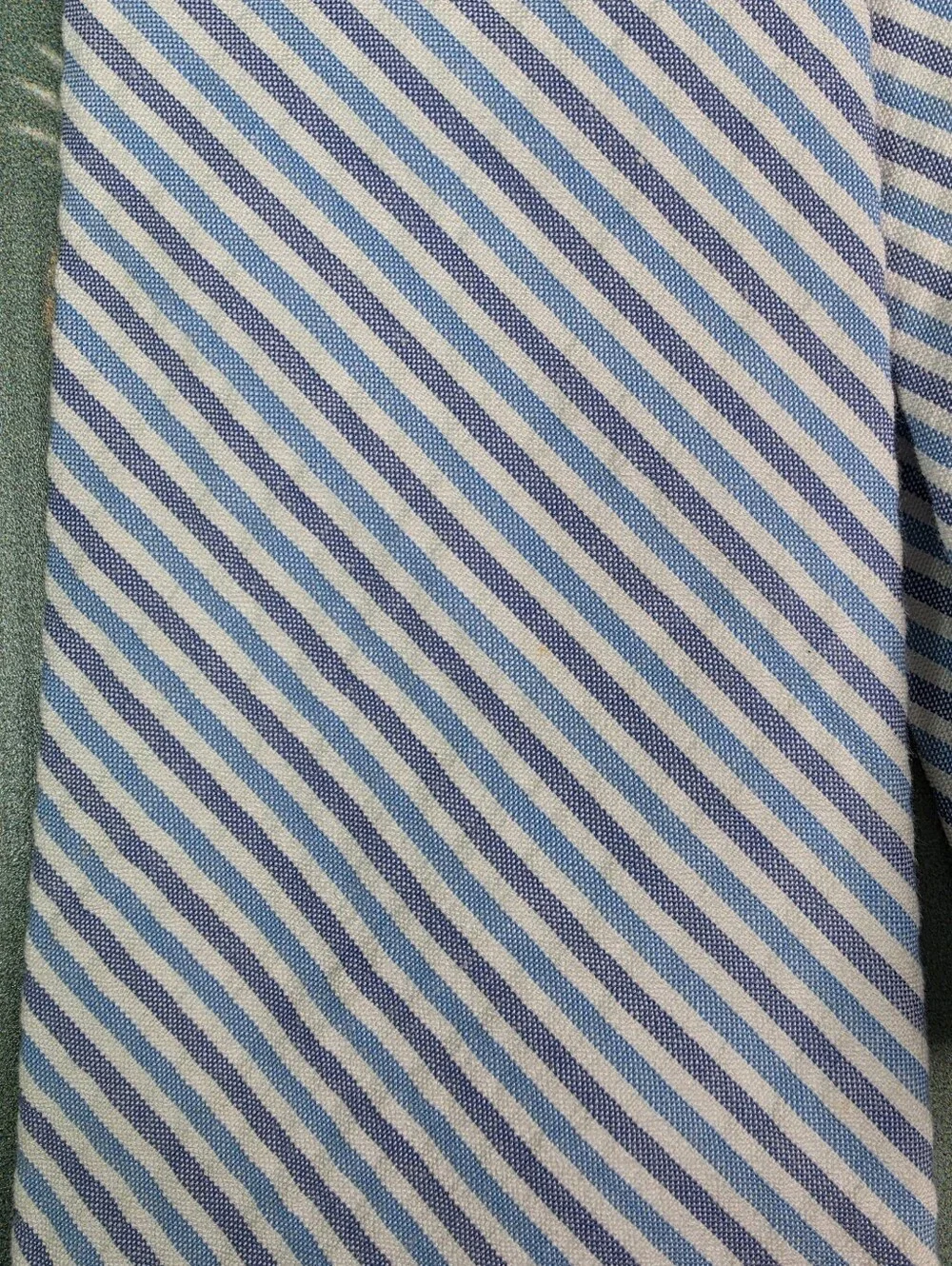 Brooks Brothers Seersucker Tie in Blue and White